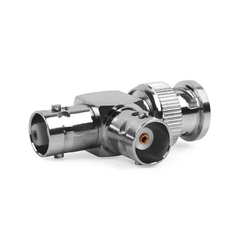 BNC Male + 2 x BNC Female Connector Coaxial Adapter, Coaxial Adapte BNC Male + 2 x BNC Female Connector Coaxial Adapter, Coaxial Adapte